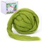 QMNNMA Wool Roving Bulk, 14.1oz Needle Felting Wool, Super Wool Chunky Yarn for Needle Felting, Hand Spinning, Felting, Blending, Weaving and DIY Craft (400g)